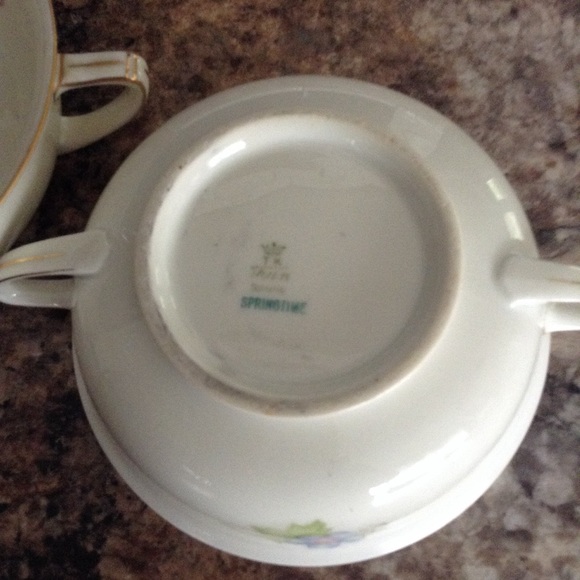 TK Thun Bohemia China SPRINGTIME Soup Bowls - Picture 2 of 3